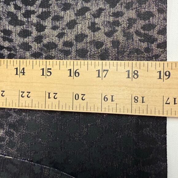 Ann Taylor Leopard Jacquard Mini Skirt Women’s 2 Black Bronze Animal Print - Picture 6 of 8